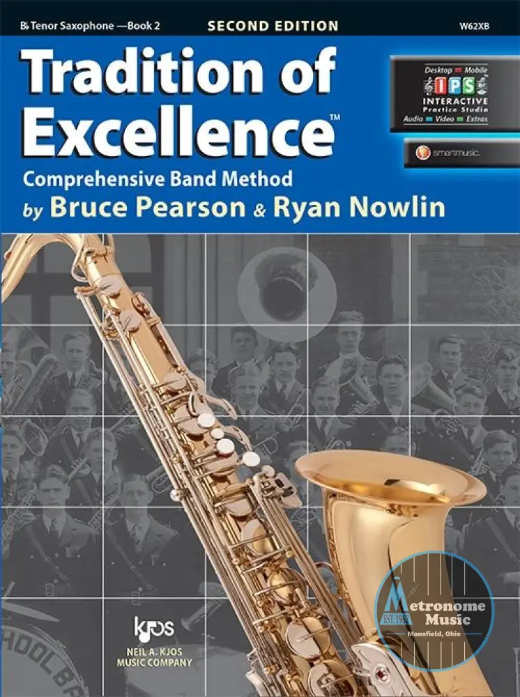 Tradition of Excellence Book 2- Bb Tenor Saxophone - Metronome Music Inc.