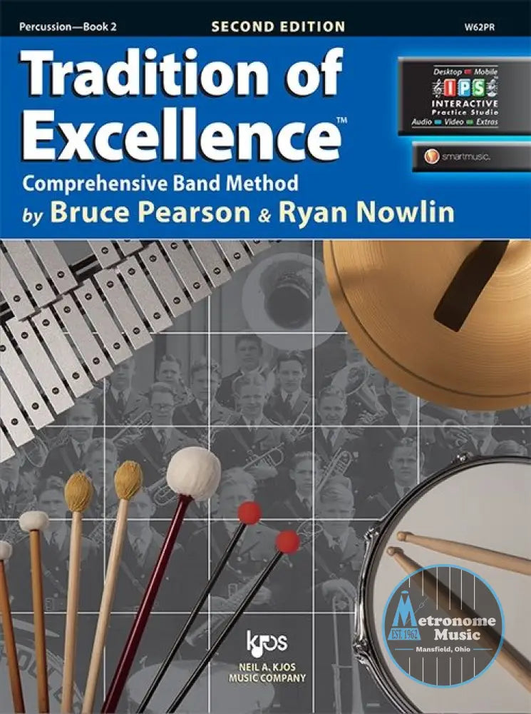 Tradition of Excellence Book 2 - Percussion - Metronome Music Inc.