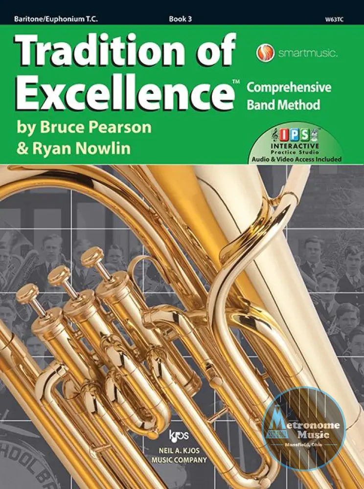 Tradition of Excellence Book 3- Baritone/Euphonium T.C. - Metronome Music Inc.