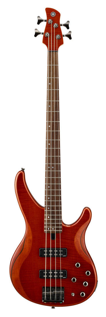 Yamaha TRBX604FM 4-String Electric Bass - Caramel Brown - Metronome Music Inc.