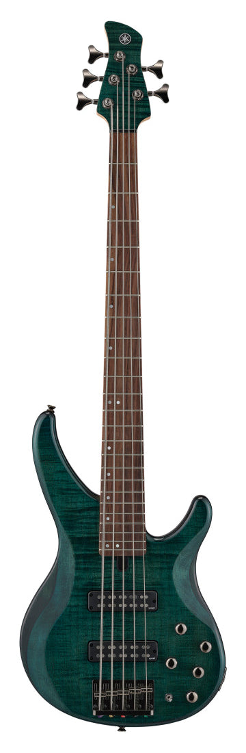 Yamaha TRBX605FM 5-String Electric Bass - Indigo Blue - Metronome Music Inc.
