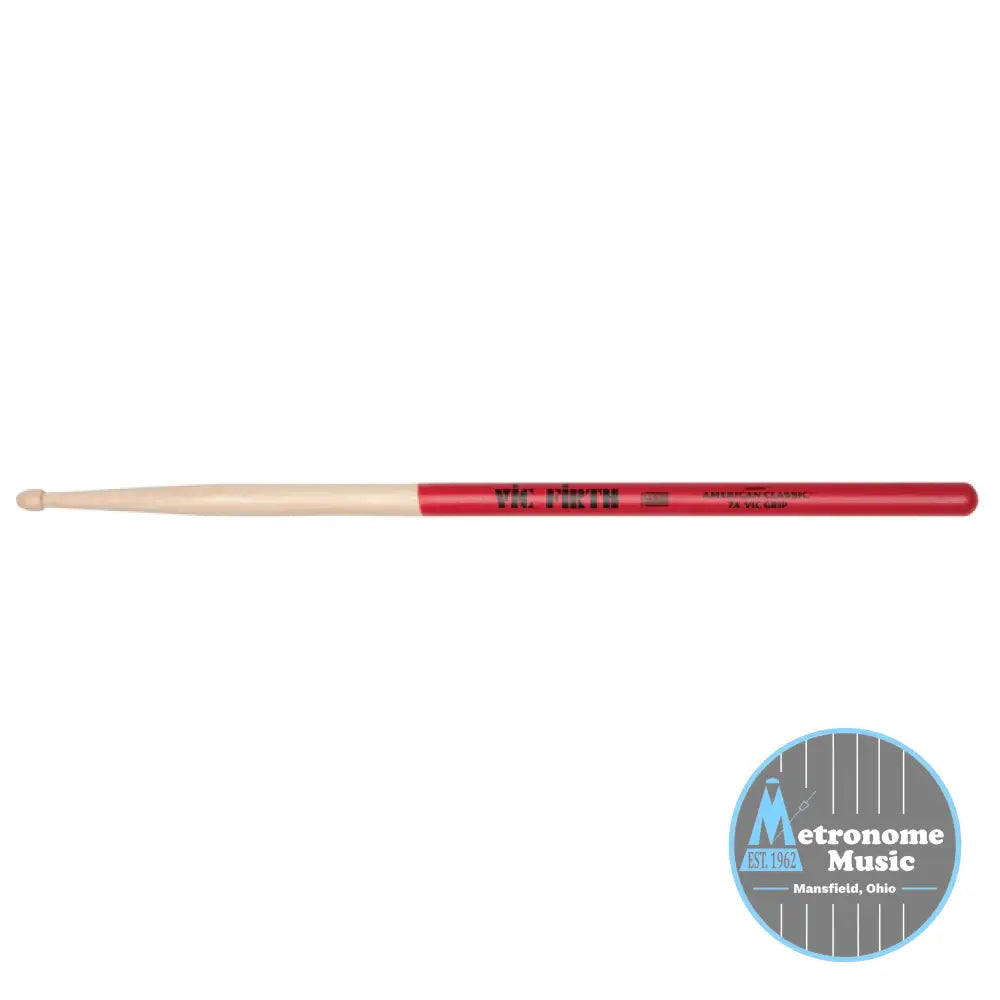 Vic Firth American Classic 7A Vic Grip, Wood Tip - Metronome Music Inc.