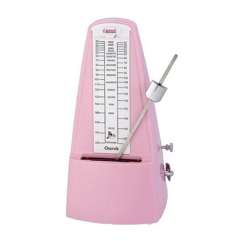 Cherub WSM-330 Mechanical Metronome, Pink - Metronome Music Inc.
