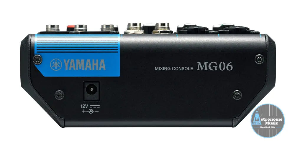 Yamaha 6-Channel Analog Mixer MG06 - Metronome Music Inc.