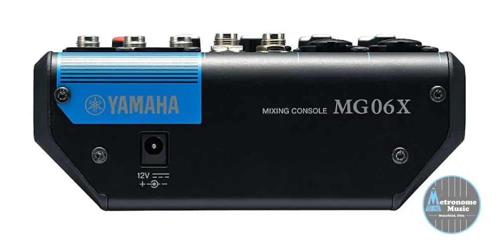 Yamaha 6-Channel Analog Mixer MG06X - Metronome Music Inc.