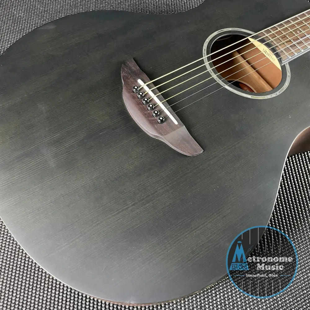 Yamaha APX600M Thinline Acoustic- Smoky Black - Metronome Music Inc.