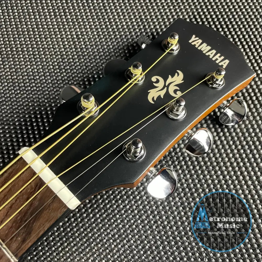 Yamaha APX600M Thinline Acoustic- Smoky Black - Metronome Music Inc.