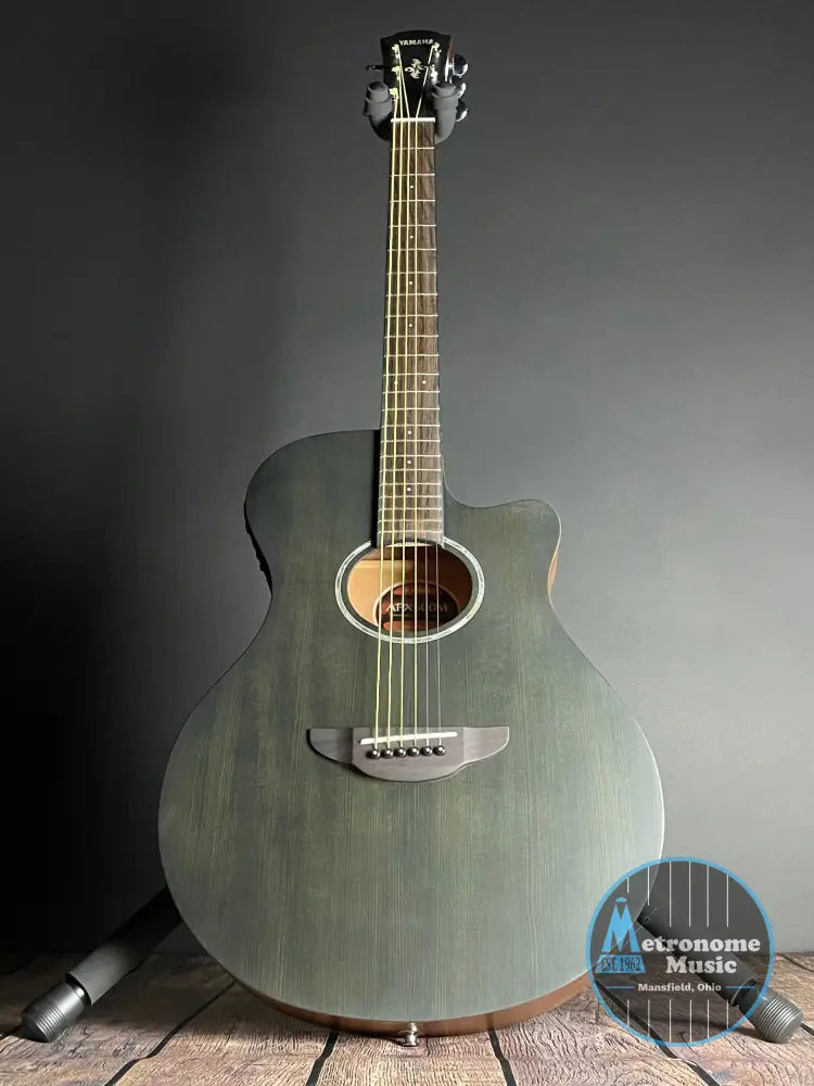 Yamaha APX600M Thinline Acoustic- Smoky Black - Metronome Music Inc.