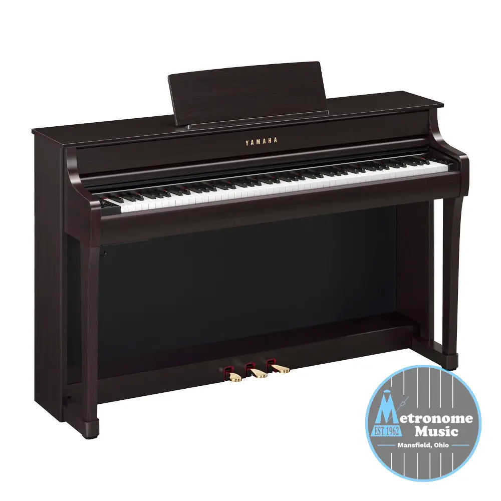 Yamaha Clavinova CLP-845 Digital Piano with Bench - Dark Rosewood - Metronome Music Inc.