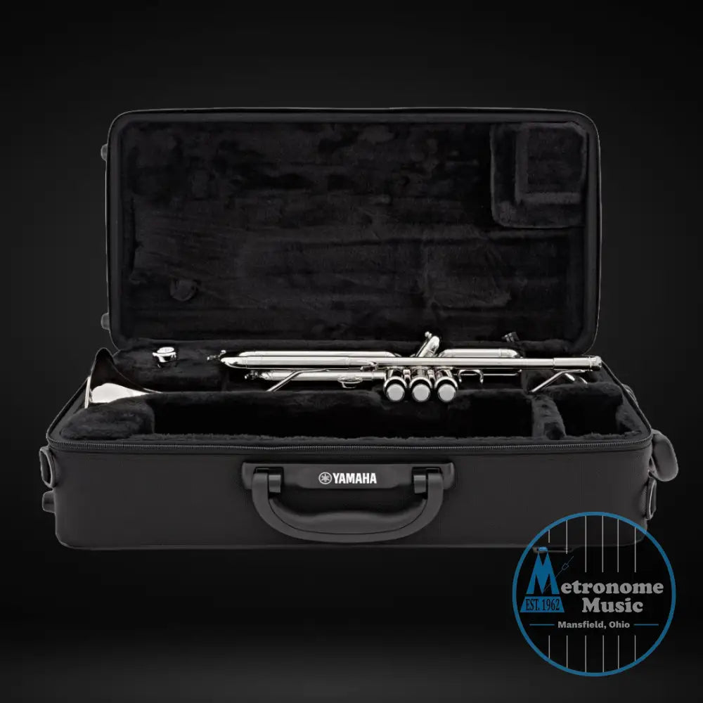 Yamaha YTR-4335GSII Intermediate Bb Trumpet & Case, Silver - Metronome Music Inc.