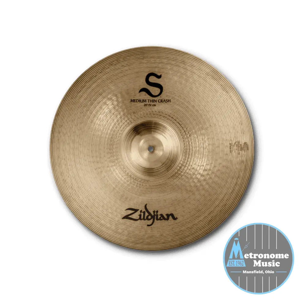 Zildjian 18" S Medium Thin Crash - Metronome Music Inc.