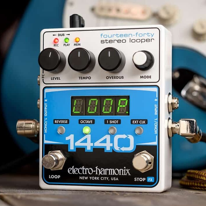 music looper pedal Electro Harmonix 1440 Stereo Looper Pedal