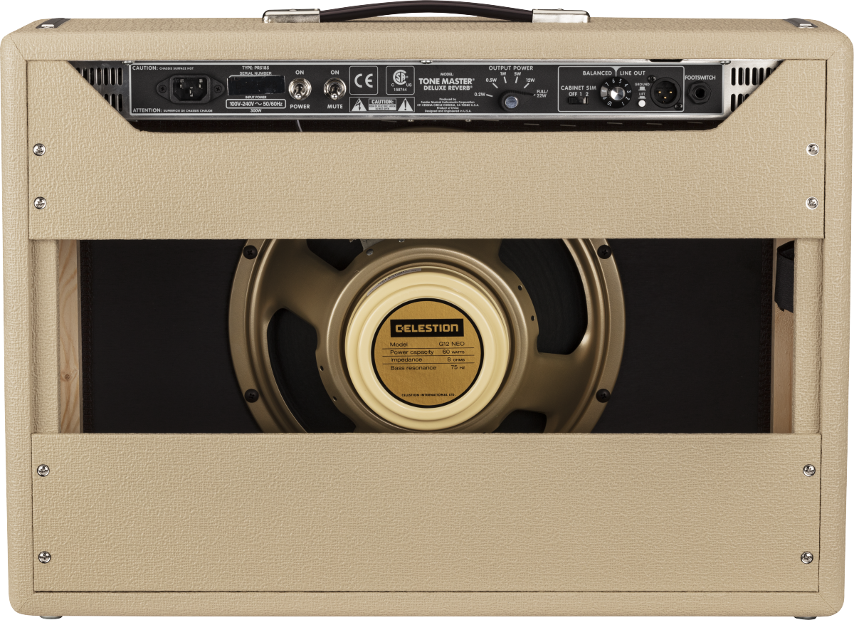 Fender Tone Master Deluxe Reverb- Blonde - Metronome Music Inc.