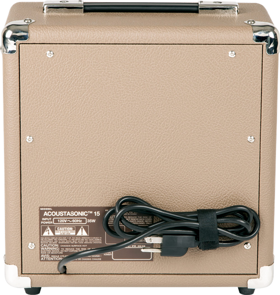 Fender Acoustasonic 15, 2-Channel 1x6" Acoustic Amplifier - Metronome Music Inc.