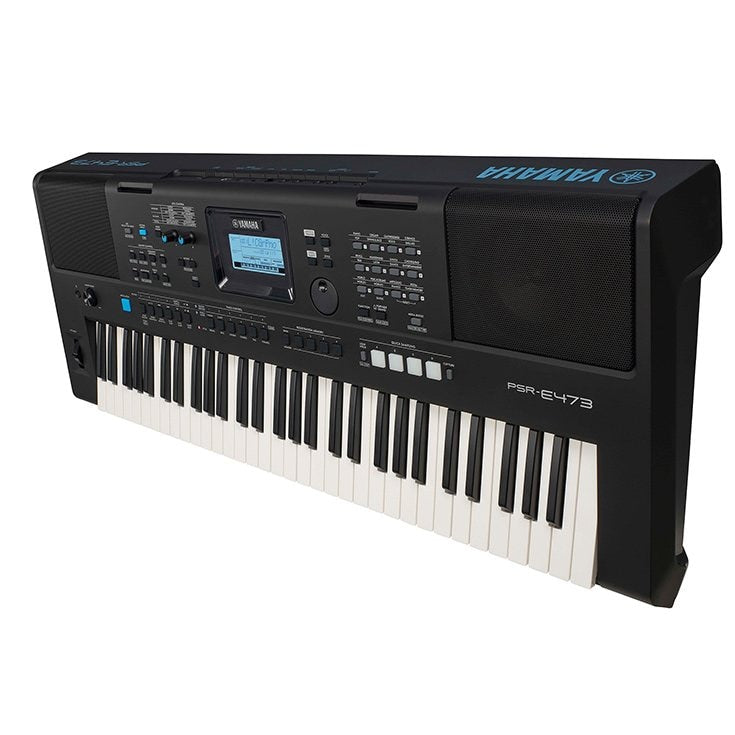 Yamaha PSR-E473 61-Key Portable Keyboard w/Survival Kit - Metronome Music Inc.
