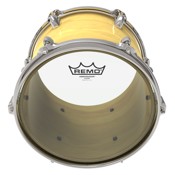Remo Ambassador Clear Drumhead- 13" - Metronome Music Inc.