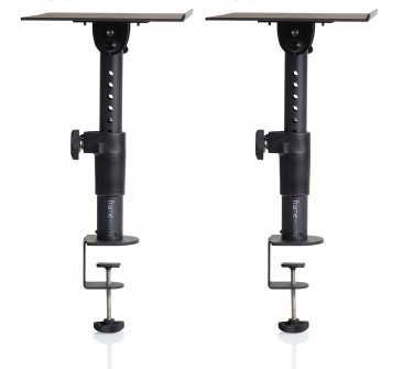 Gator Frameworks Clamp-On Studio Monitor Stand - Adjustable Height - Metronome Music Inc.