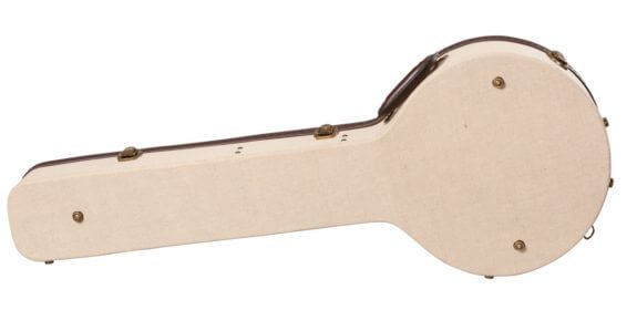 Gator Deluxe Wood Case for Banjo- Journeyman Burlap Exterior - Metronome Music Inc.