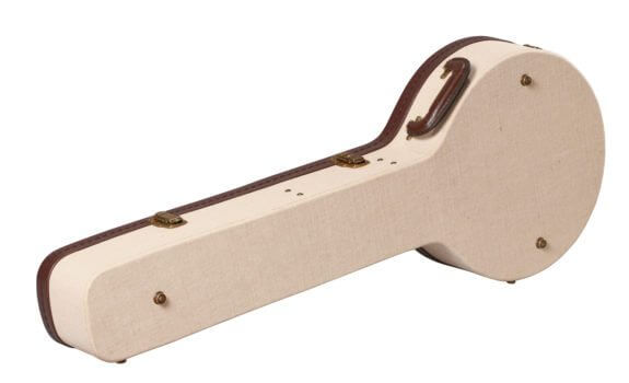 Gator Deluxe Wood Case for Banjo- Journeyman Burlap Exterior - Metronome Music Inc.