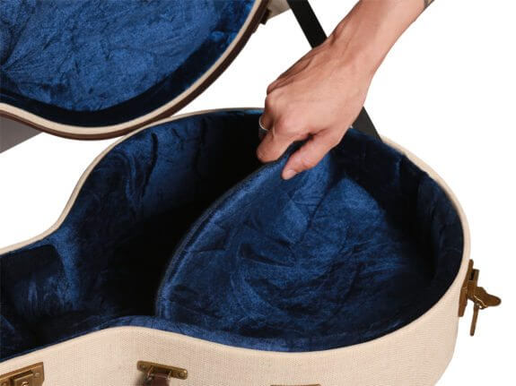 Gator Deluxe Wood Case for Banjo- Journeyman Burlap Exterior - Metronome Music Inc.