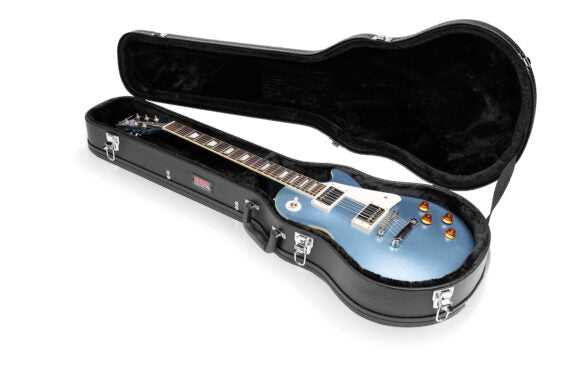 Gator Hard-Shell Wood Case for Single-Cutaway Guitars such as Gibson Les Paul - Metronome Music Inc.
