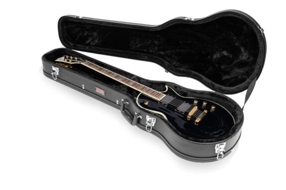 Gator Hard-Shell Wood Case for Single-Cutaway Guitars such as Gibson Les Paul - Metronome Music Inc.