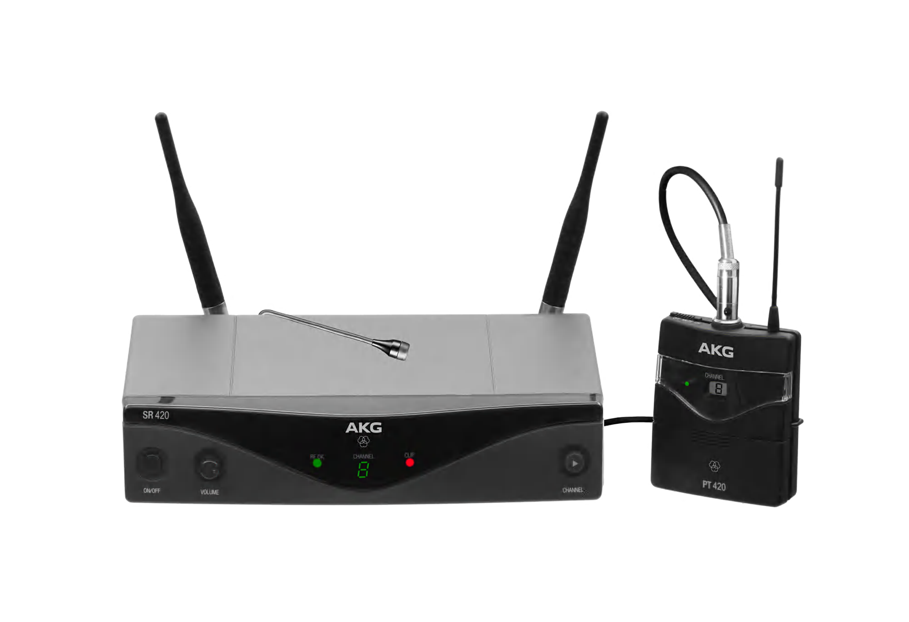 AKG Wireless Microphone System WMS420- Presenter Set - Metronome Music Inc.
