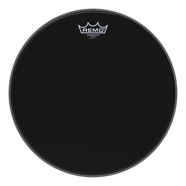 Remo Ambassador Ebony Drumhead- 12" - Metronome Music Inc.