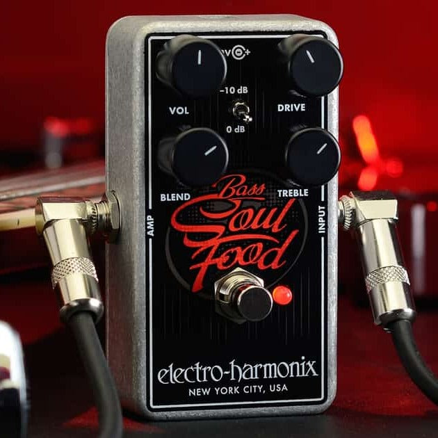electro harmonix multi effects pedal Electro-Harmonix Bass Soul Food Overdrive Effects Pedal 194744433795
