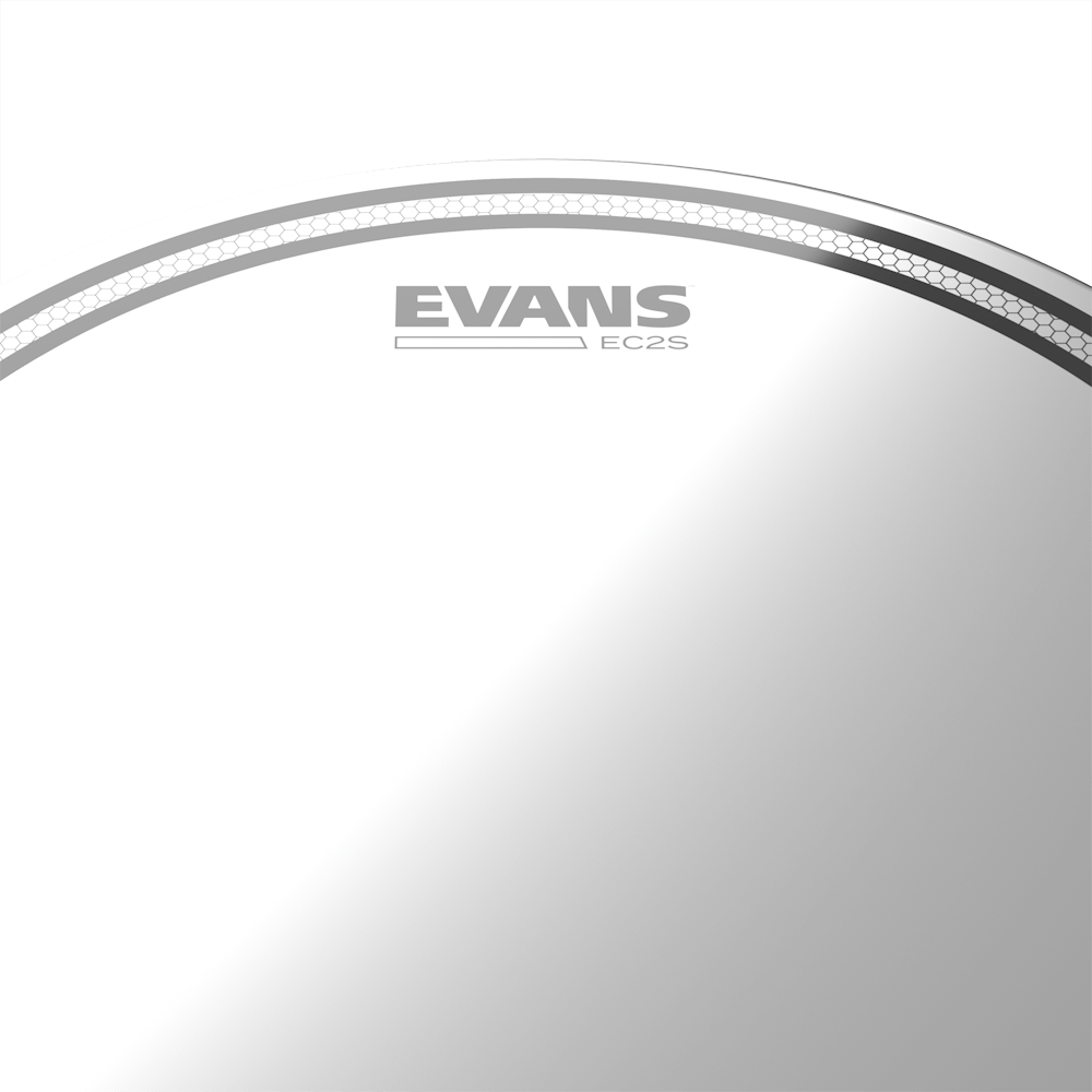 Evans EC2S Frosted Drumhead, B16EC2S- 16" - Metronome Music Inc.