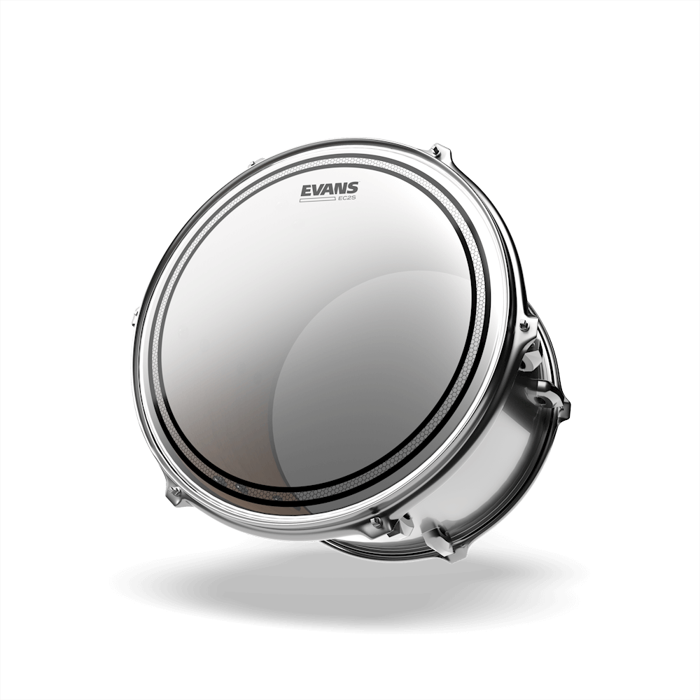 Evans EC2S Frosted Drumhead, B13EC2S- 13" - Metronome Music Inc.