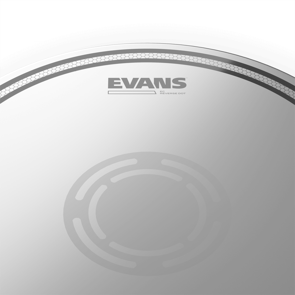 Evans EC Reverse Dot Snare Batter, B14ECSRD- 14" - Metronome Music Inc.