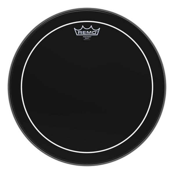 Remo Pinstripe Ebony Drumhead- 16" - Metronome Music Inc.