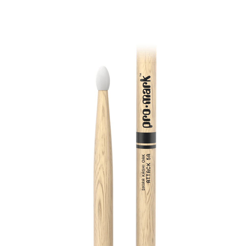 ProMark Classic Attack 5A, Shira Kashi Oak, Nylon Tip - Metronome Music Inc.