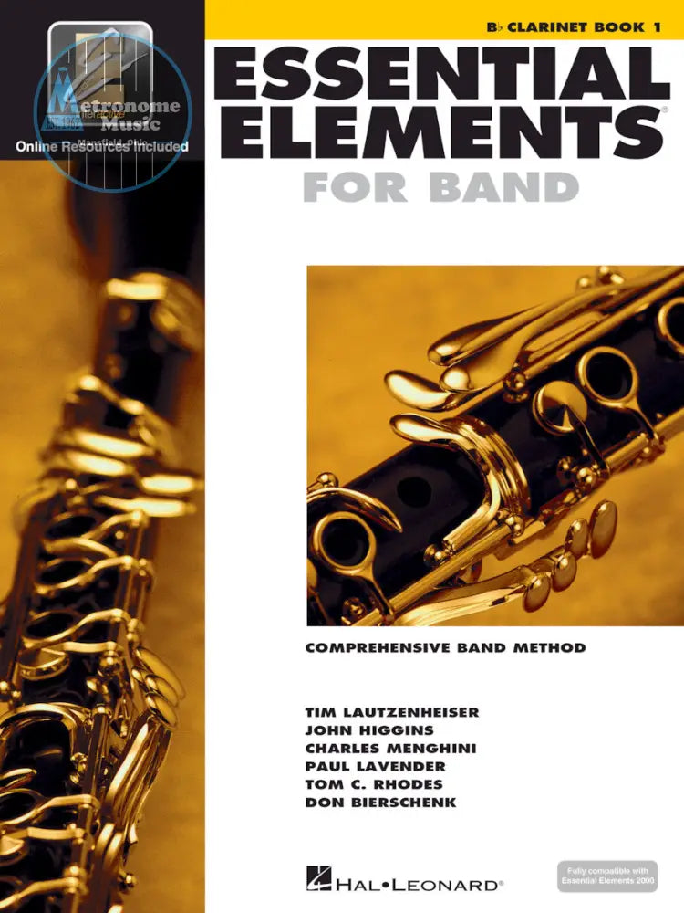 Essential Elements for Band, Clarinet Book 1 - Metronome Music Inc.
