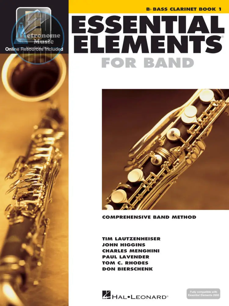 Essential Elements for Band, Bb Bass Clarinet Book 1 - Metronome Music Inc.