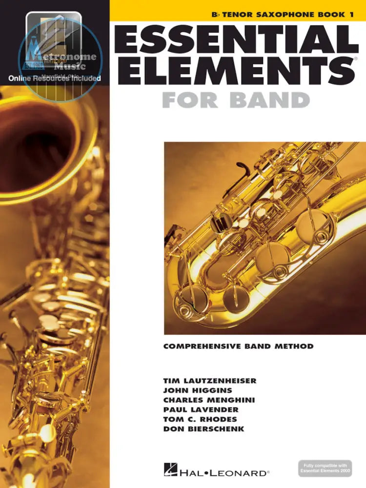 Essential Elements for Band, Bb Tenor Saxophone Book 1 - Metronome Music Inc.