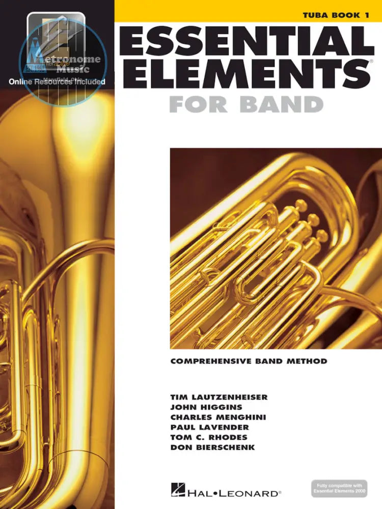 Essential Elements for Band, Tuba Book 1 - Metronome Music Inc.