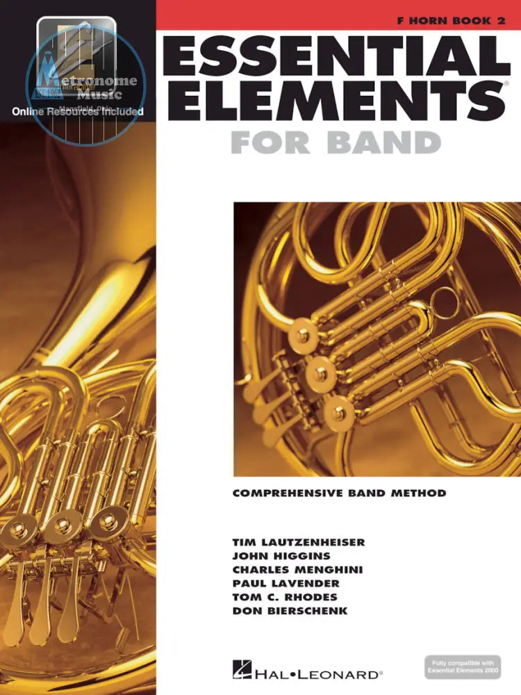 Essential Elements for Band, French Horn Book 2 - Metronome Music Inc.