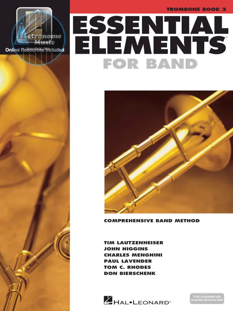 Essential Elements for Band, Trombone Book 2 - Metronome Music Inc.