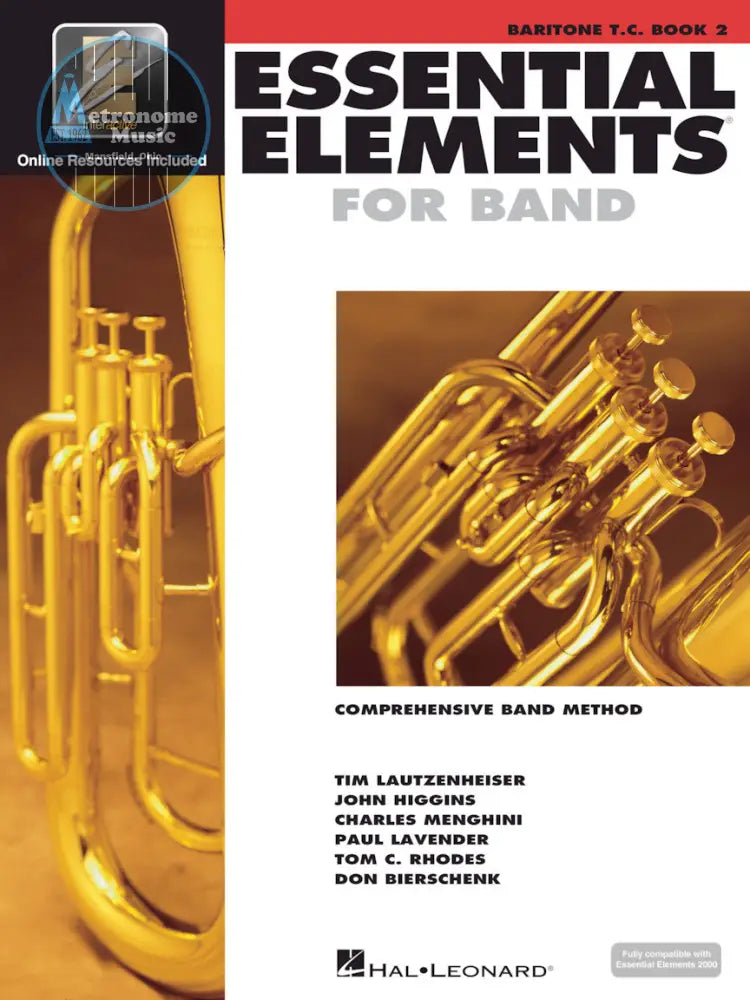 Essential Elements for Band, T.C. Baritone Book 2 - Metronome Music Inc.