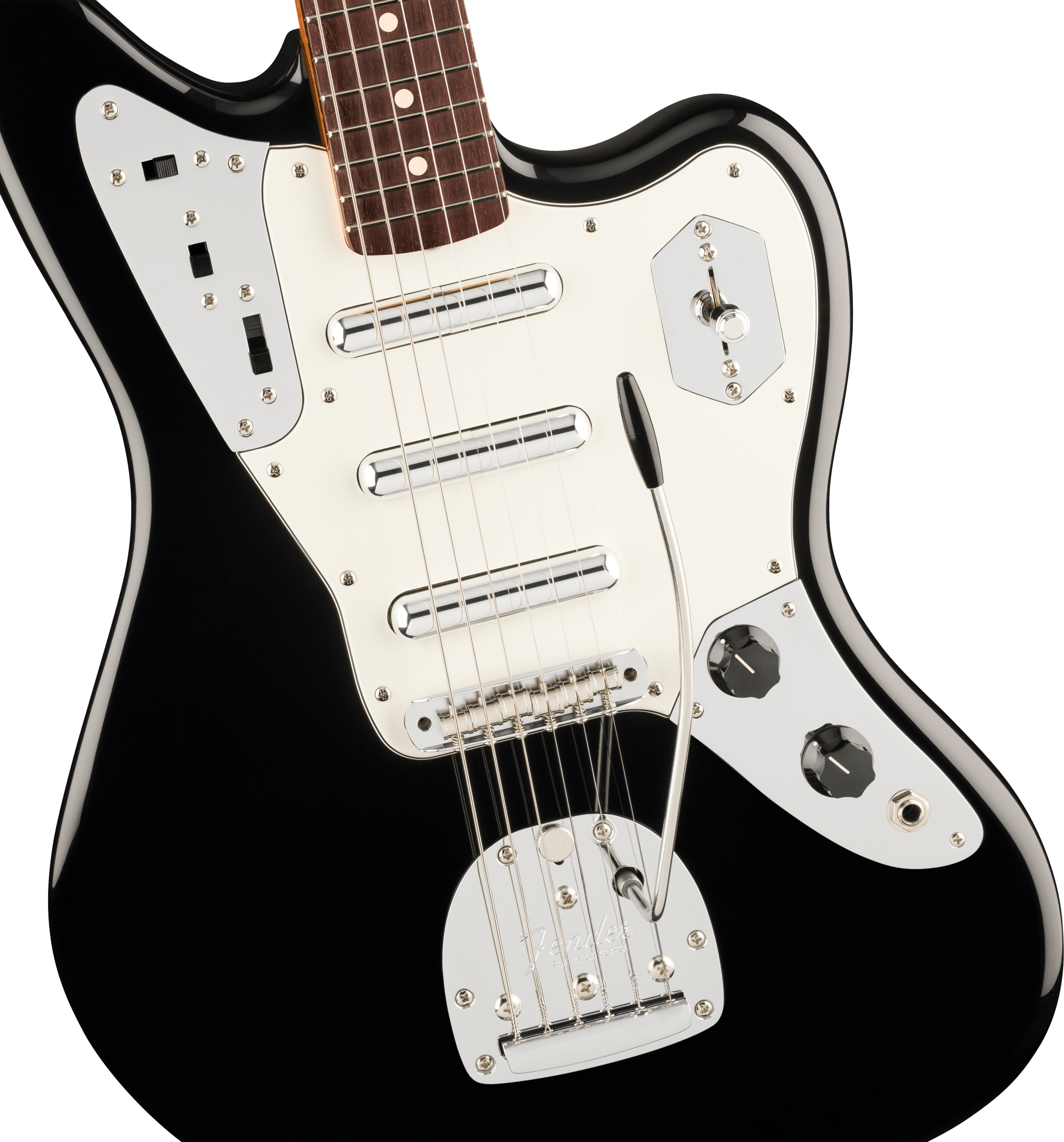 EMBARGO 11/11 Fender Limited Edition Johnny Marr Signature Special Jaguar, Rosewood - Black - Metronome Music Inc.