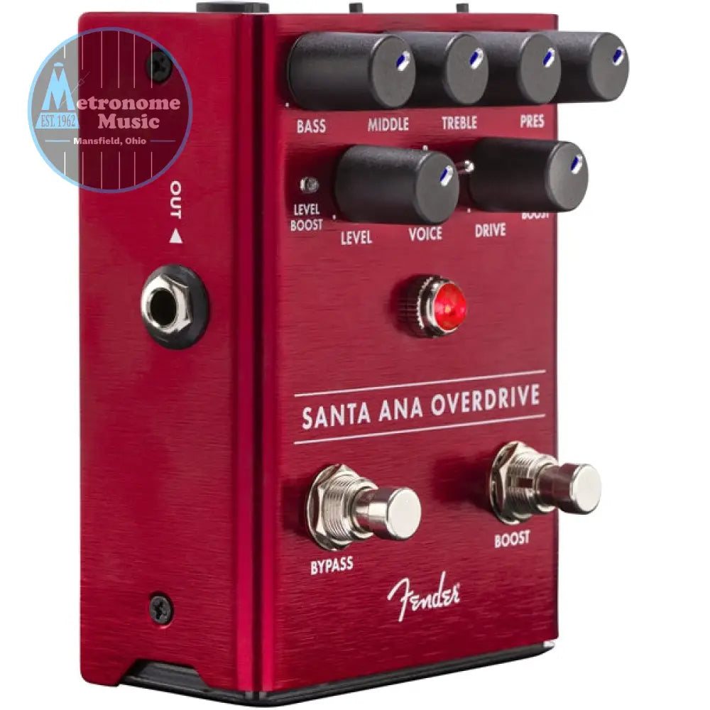 Fender Santa Ana Overdrive Pedal - Metronome Music Inc.