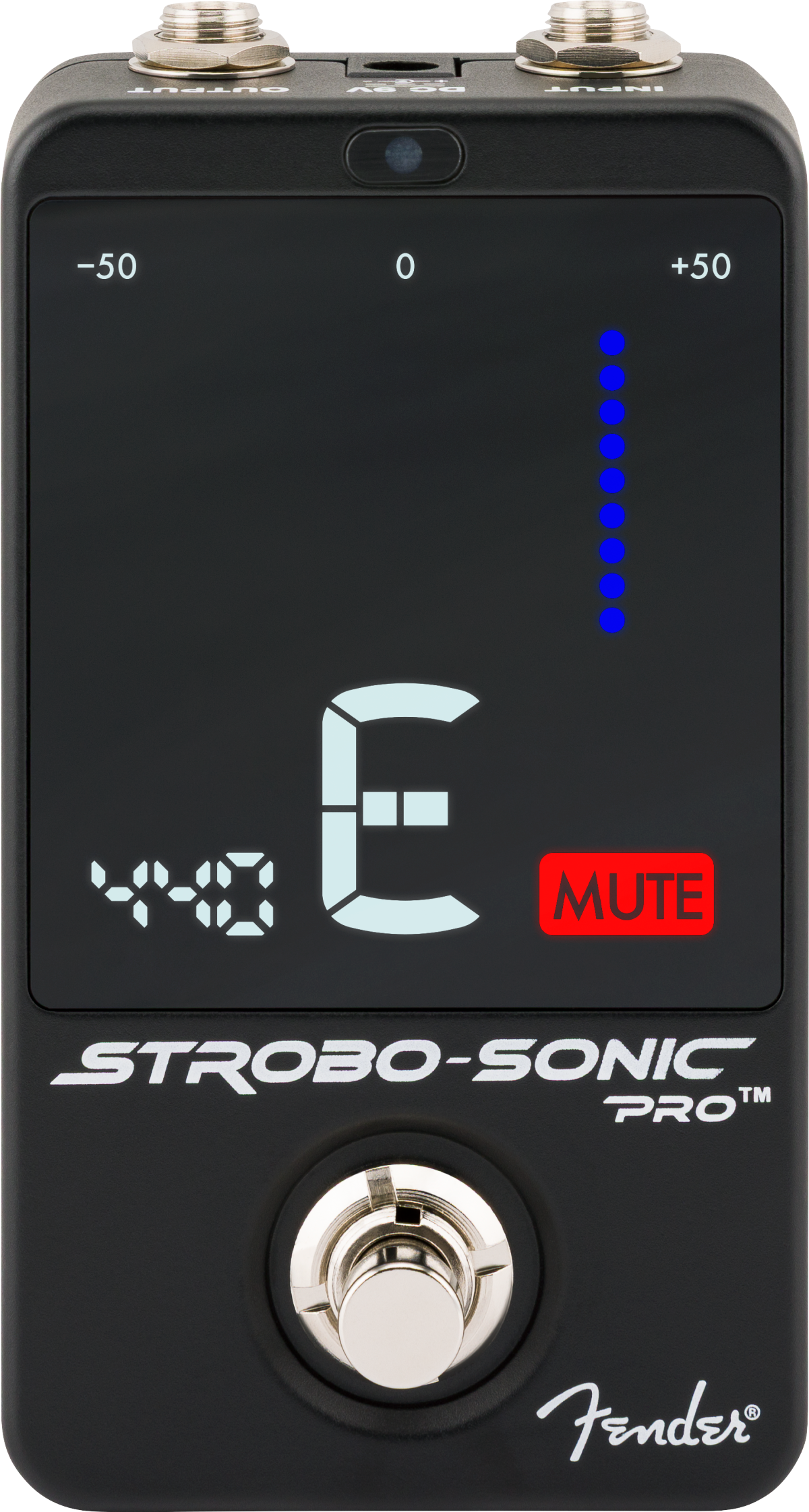 Fender Strobo-Sonic Pro Tuner Pedal - Metronome Music Inc.