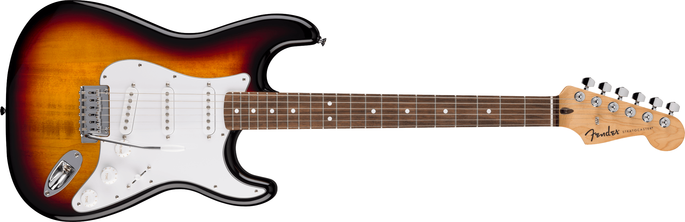 Fender Standard Stratocaster, Laurel Fingerboard, 3-Color Sunburst