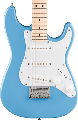 Squier Mini Stratocaster Maple Fingerboard White Pickguard - California Blue