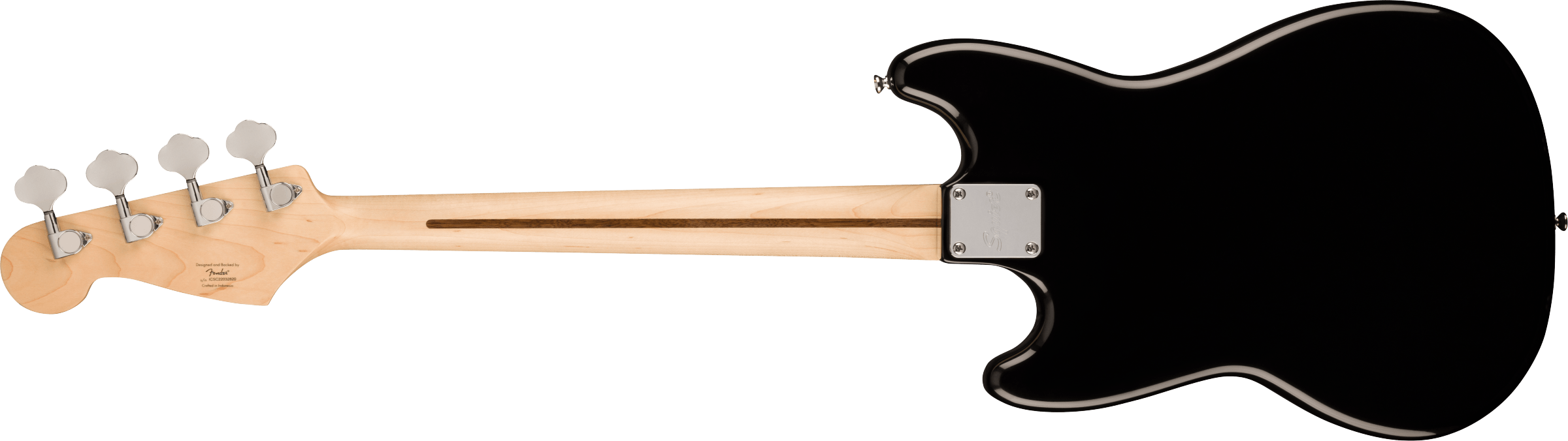 Squier Sonic Bronco Bass, Laurel - Black - Metronome Music Inc.