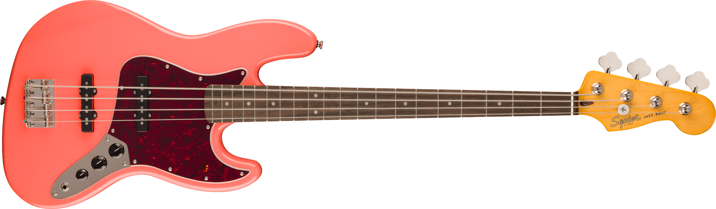 Squier Classic Vibe '60s Jazz Bass, Tahitian Coral