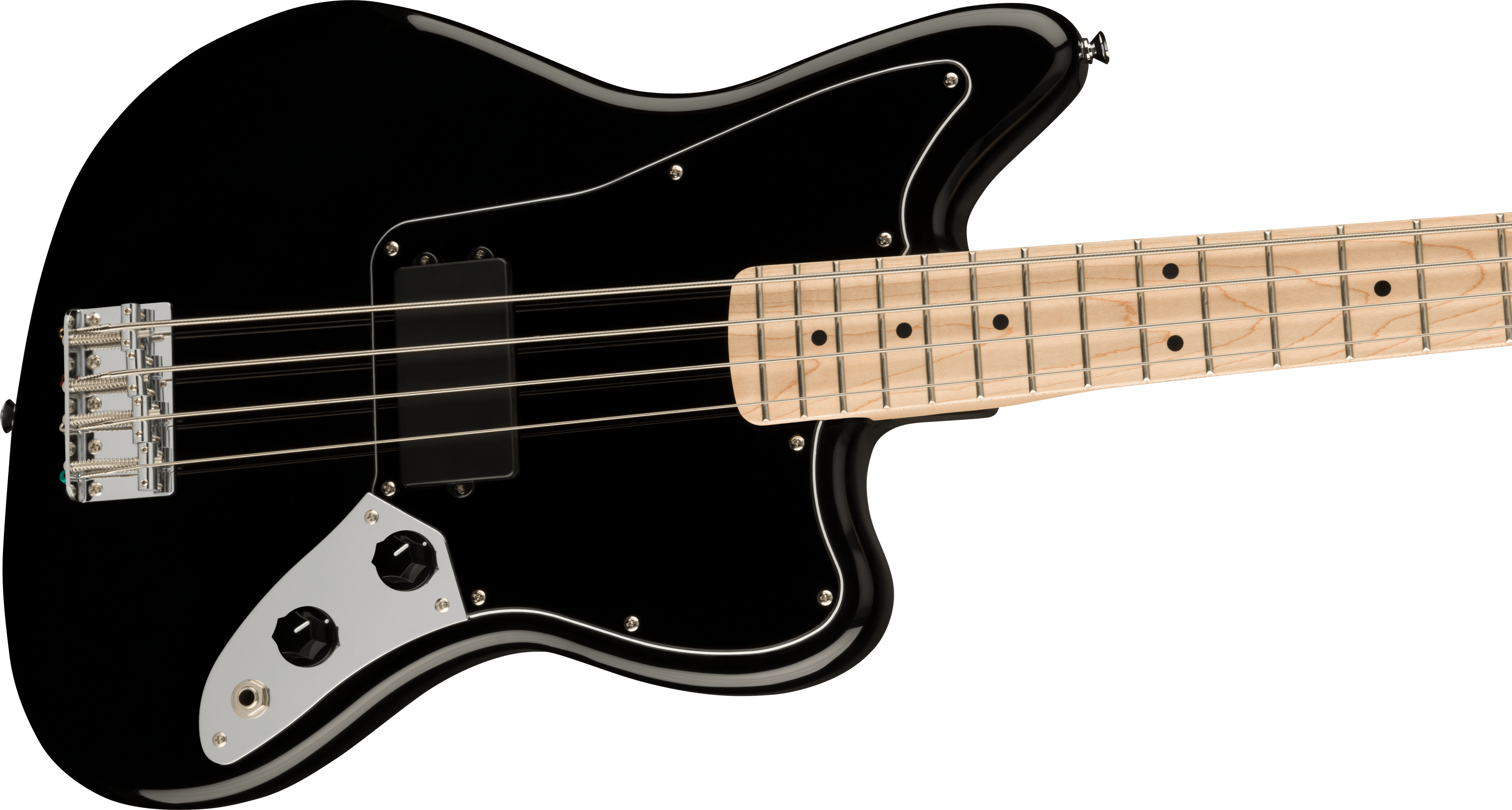 Squier Affinity Series Jaguar Bass H - Black - Metronome Music Inc.