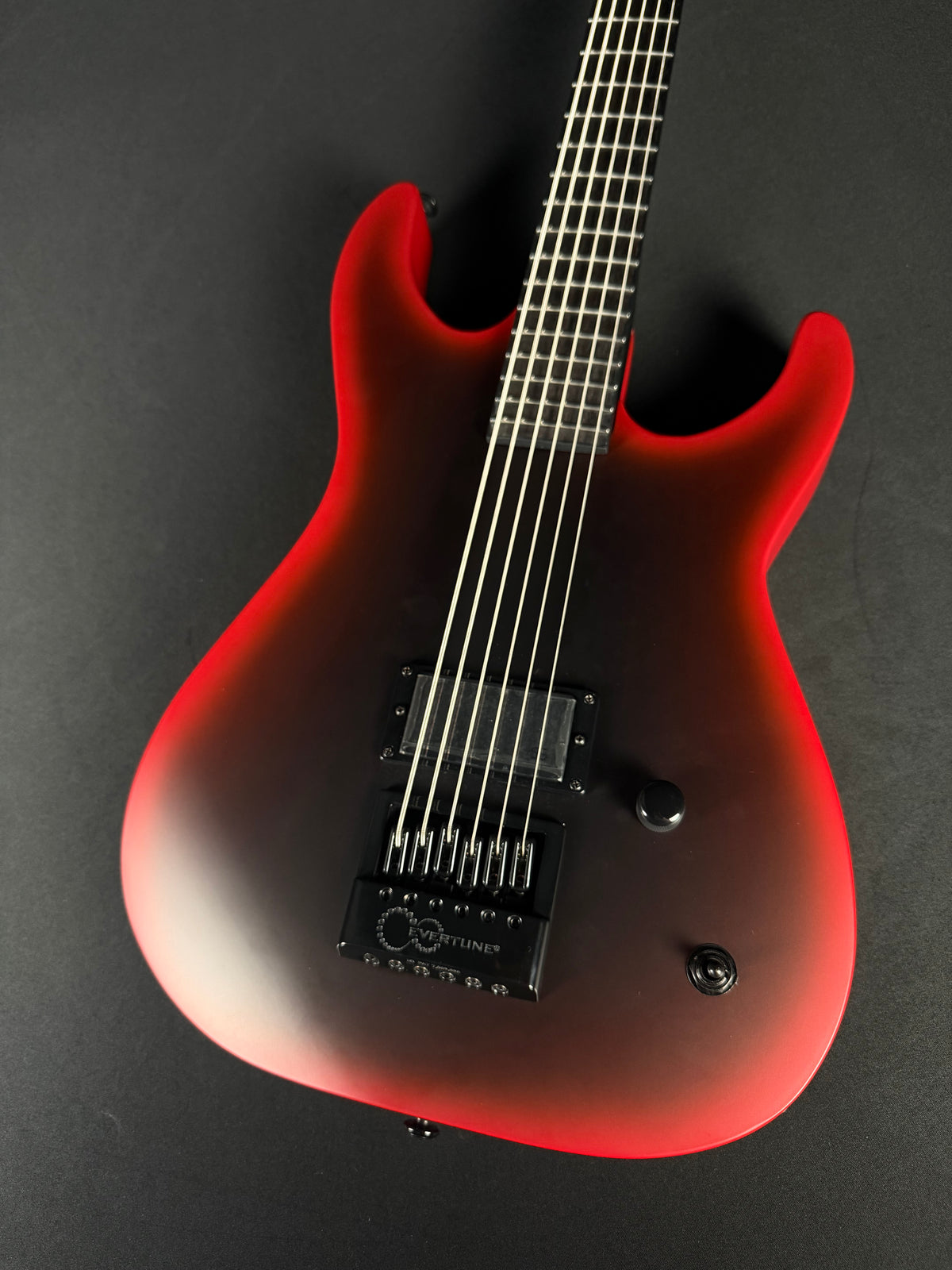 ESP LTD M-6 EVERTUNE 30 BLACK METAL - BLACK RED BURST SATIN
